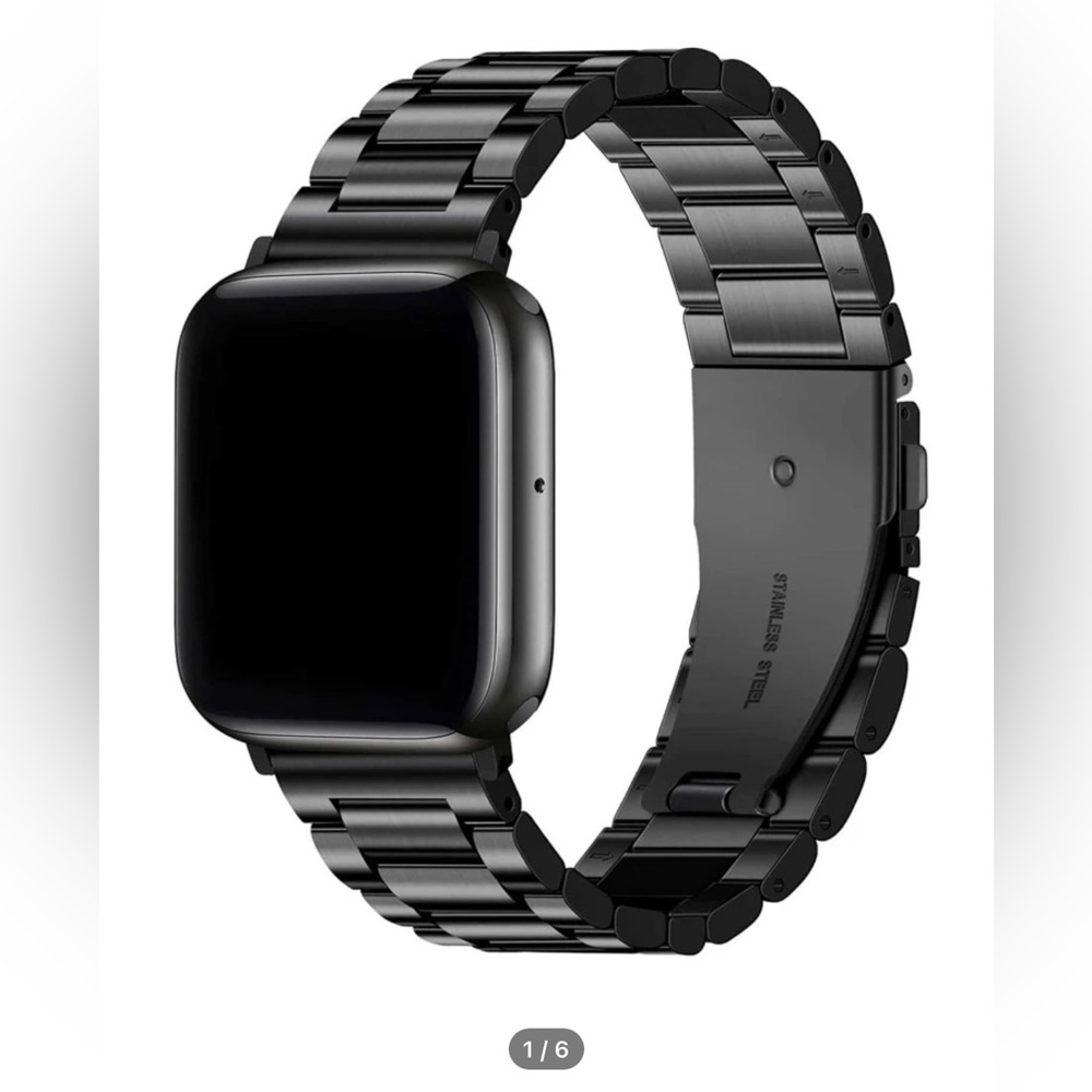 Metal watchband w length adjuster